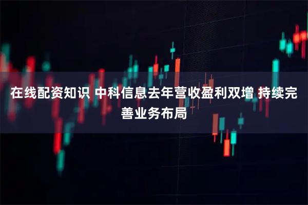 在线配资知识 中科信息去年营收盈利双增 持续完善业务布局
